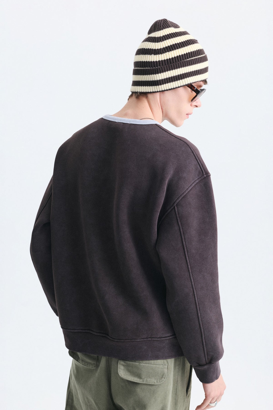 Boxy Fit Baskılı Sweatshirt