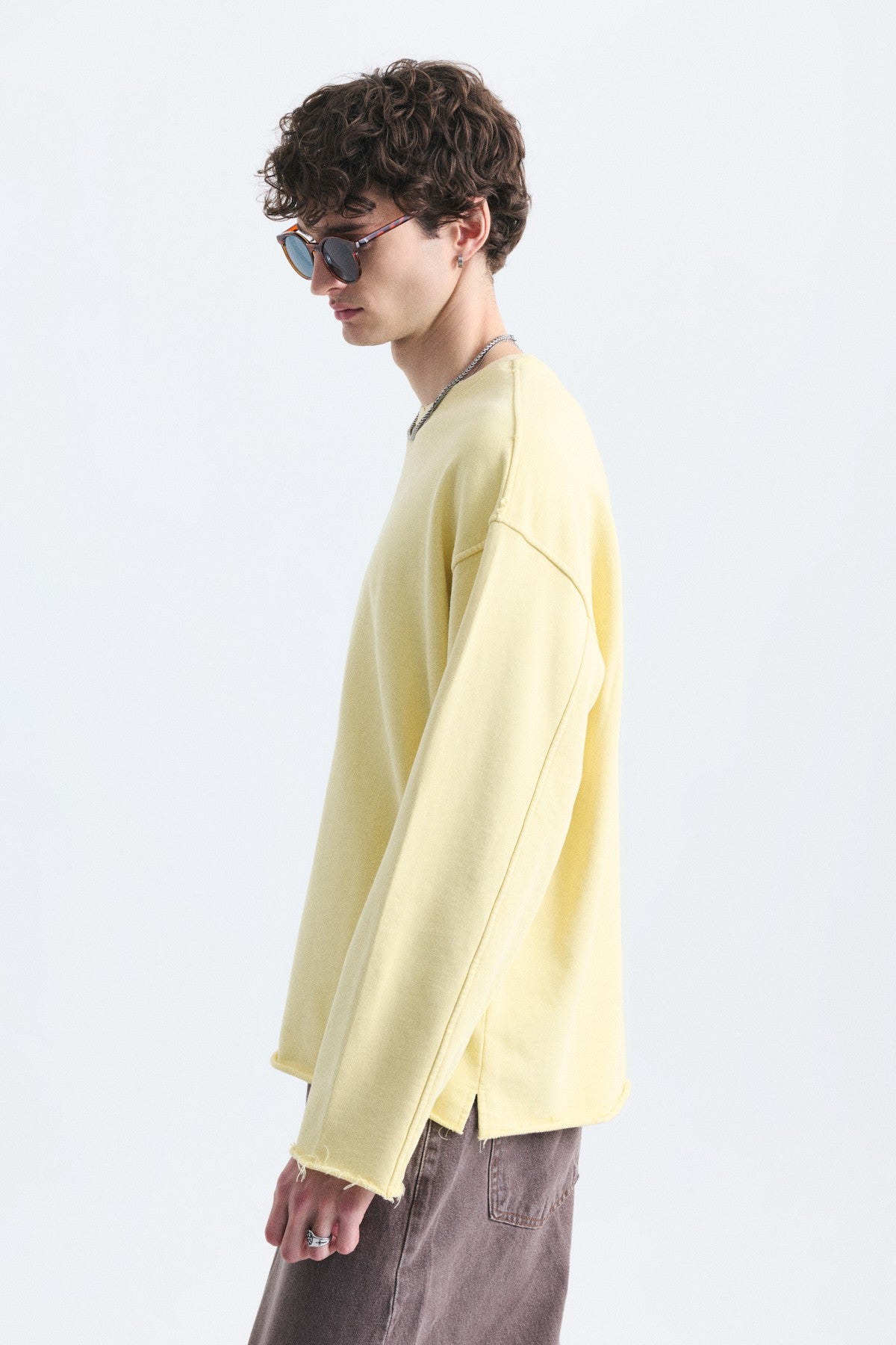 Dikiş Detaylı Oversize Sweatshirt