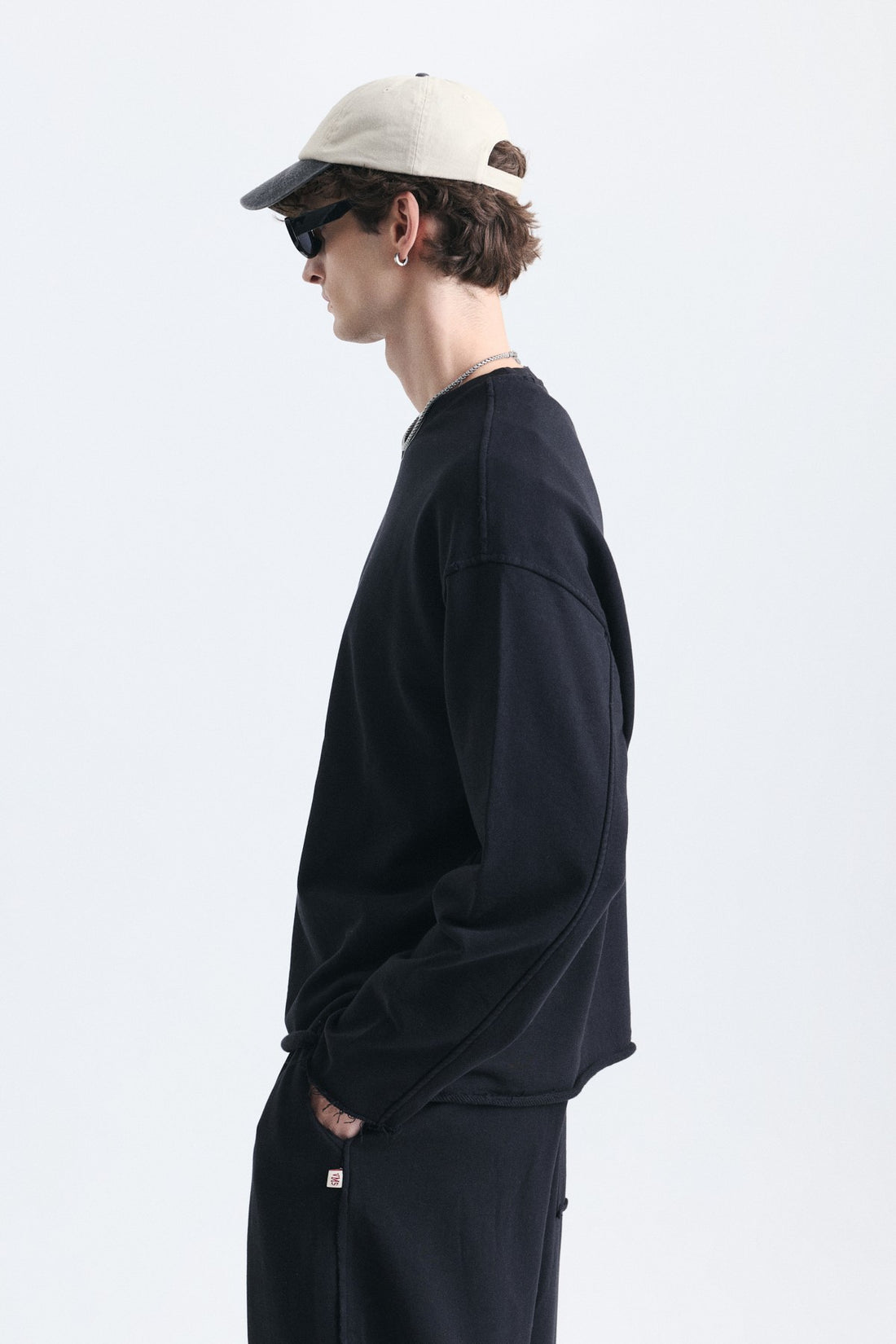 Dikiş Detaylı Oversize Sweatshirt