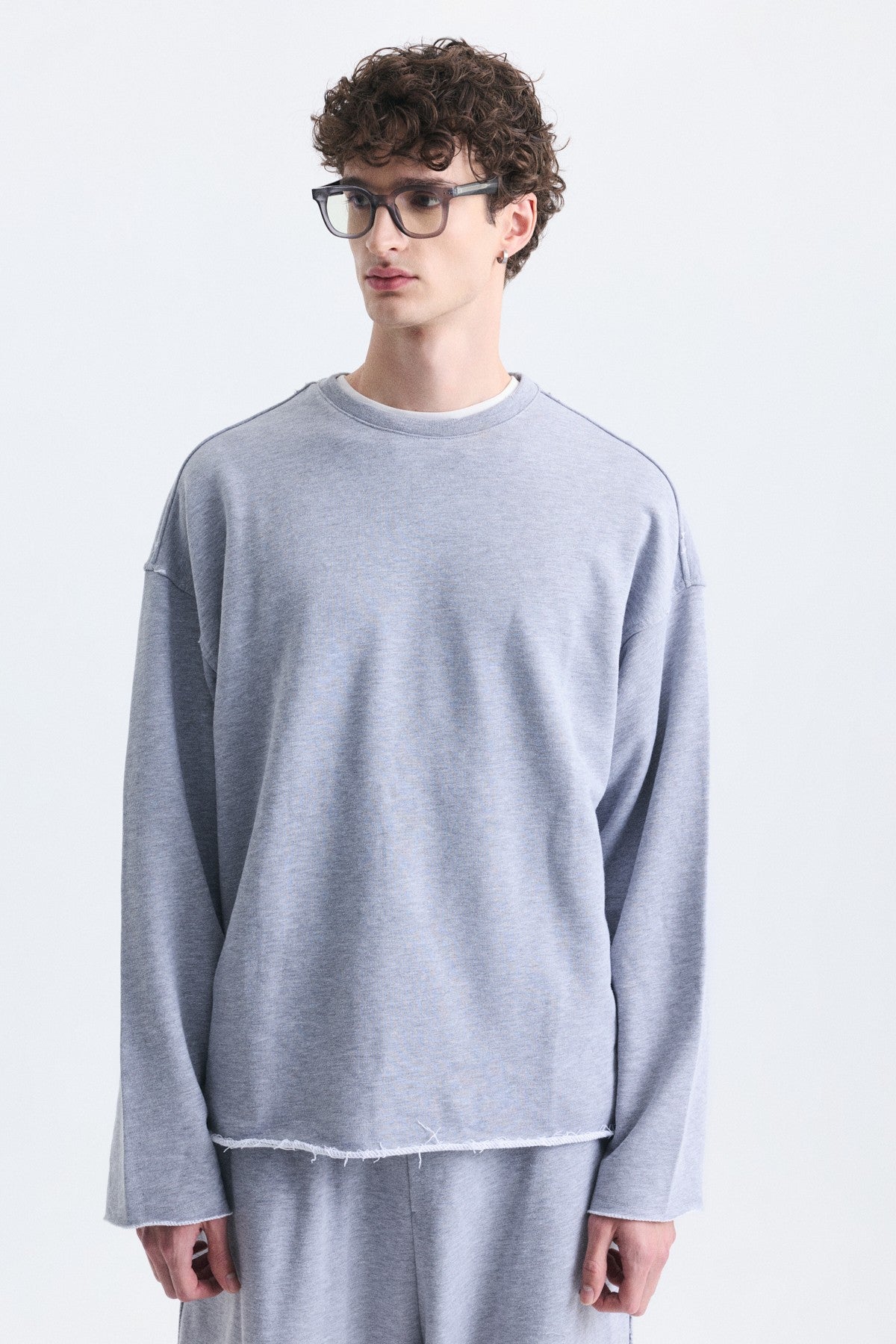Dikiş Detaylı Oversize Sweatshirt