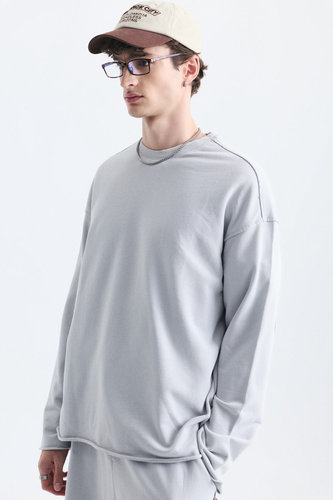 Dikiş Detaylı Oversize Sweatshirt