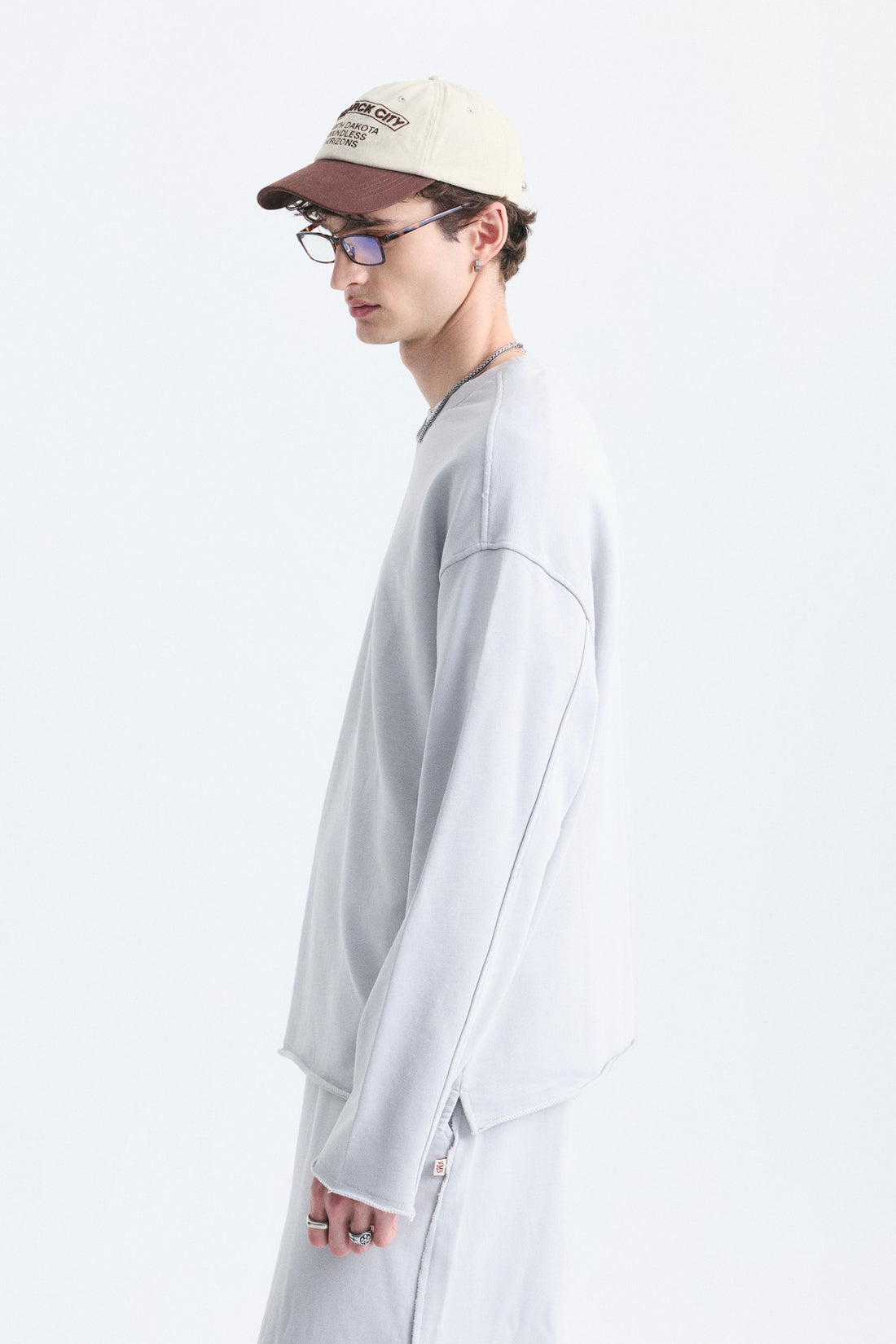 Dikiş Detaylı Oversize Sweatshirt