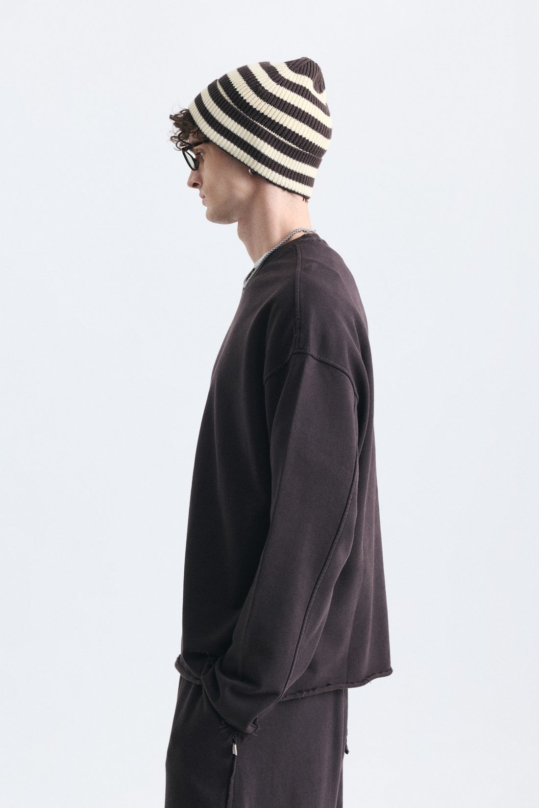 Dikiş Detaylı Oversize Sweatshirt