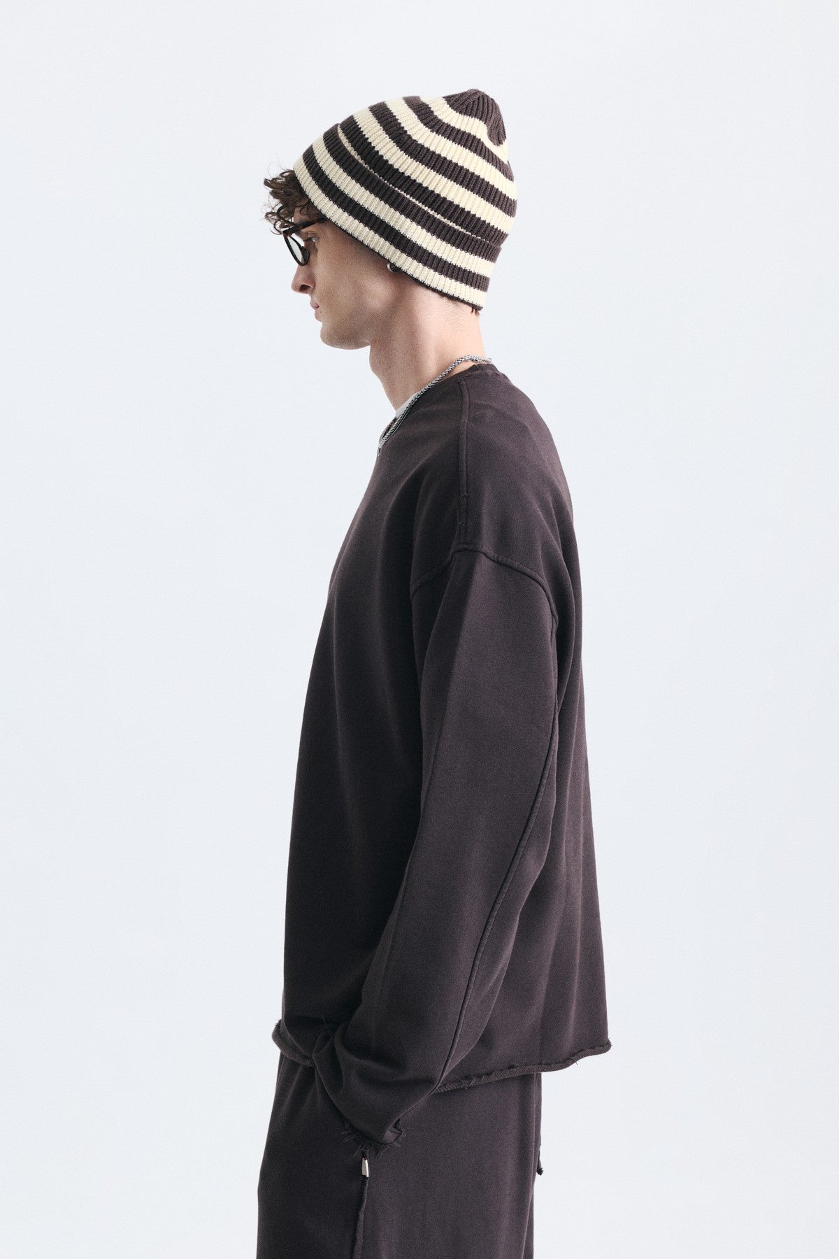 Dikiş Detaylı Oversize Sweatshirt