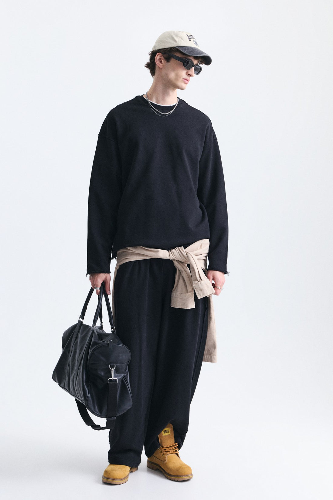 Dikiş Detaylı Oversize Sweatshirt
