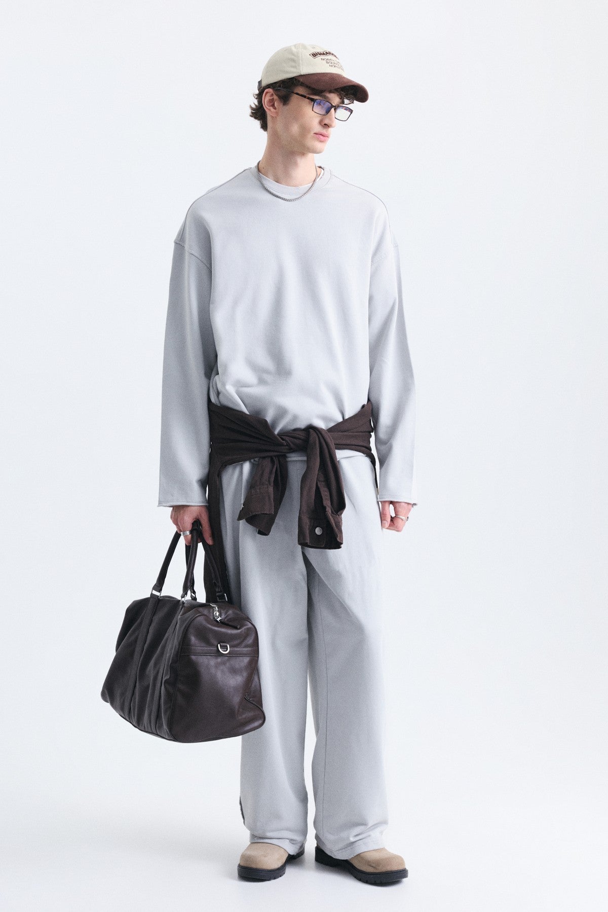 Dikiş Detaylı Oversize Sweatshirt