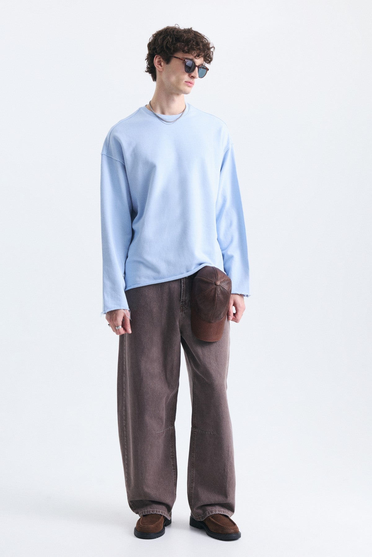 Dikiş Detaylı Oversize Sweatshirt