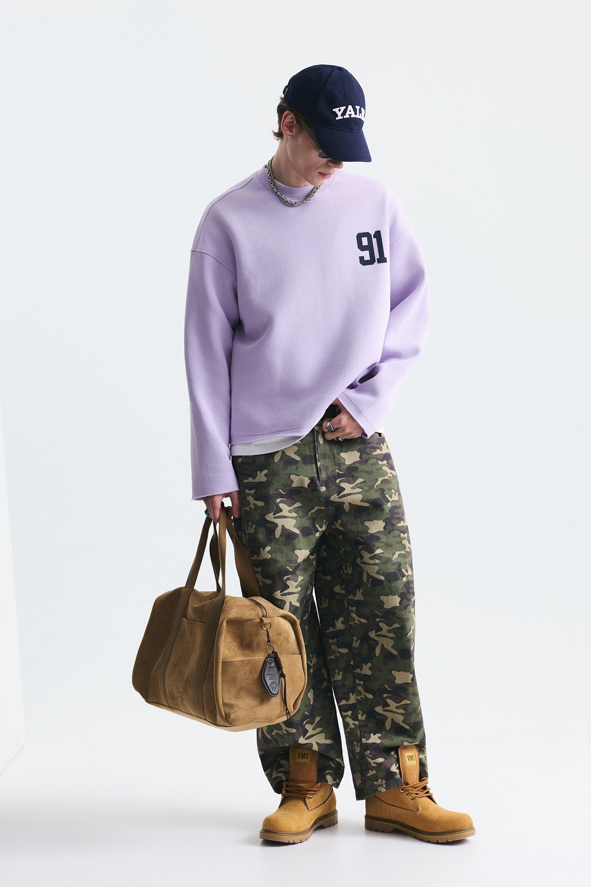 Oversize Baskılı Sweatshirt