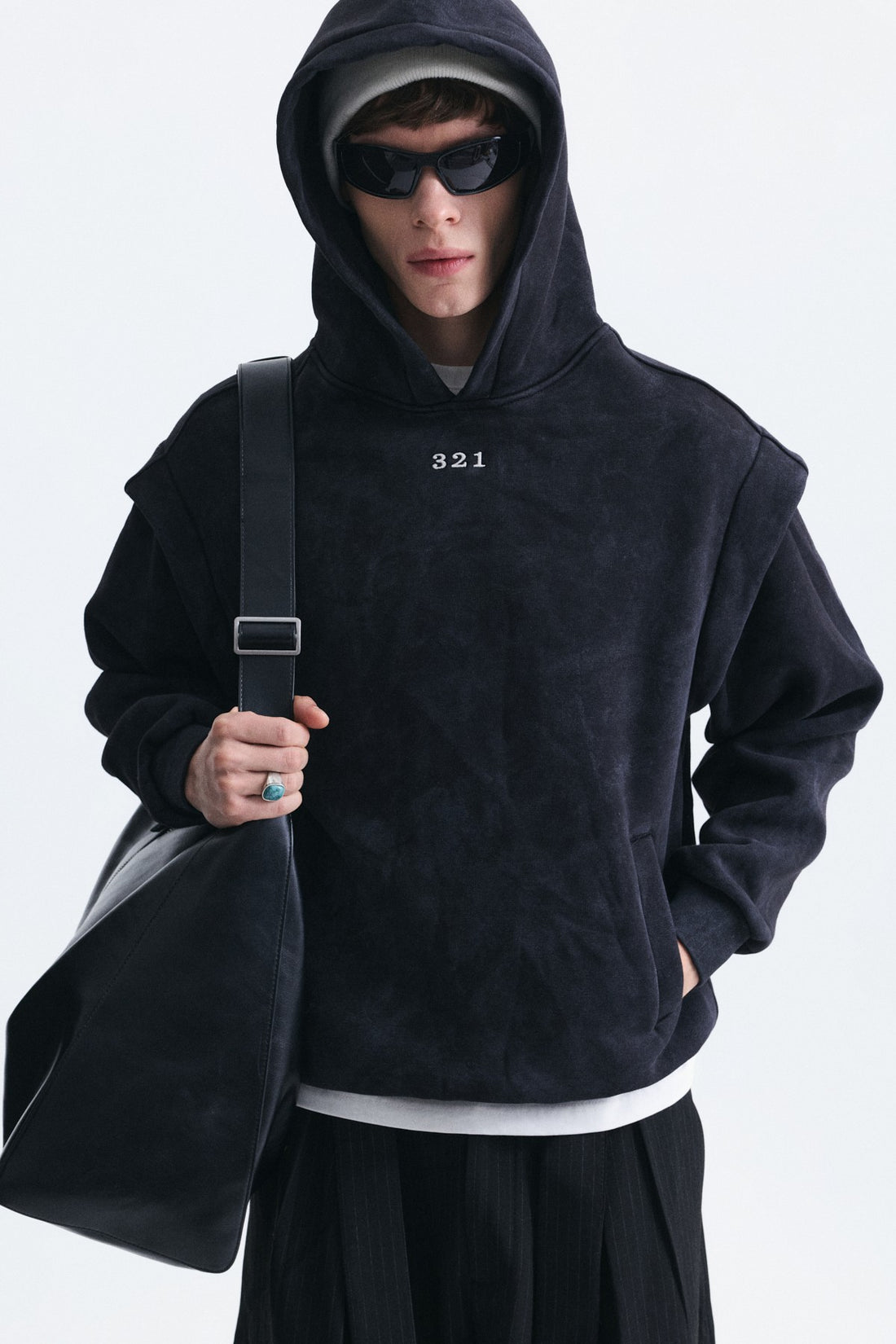 Oversize Yıkamalı Sweatshirt