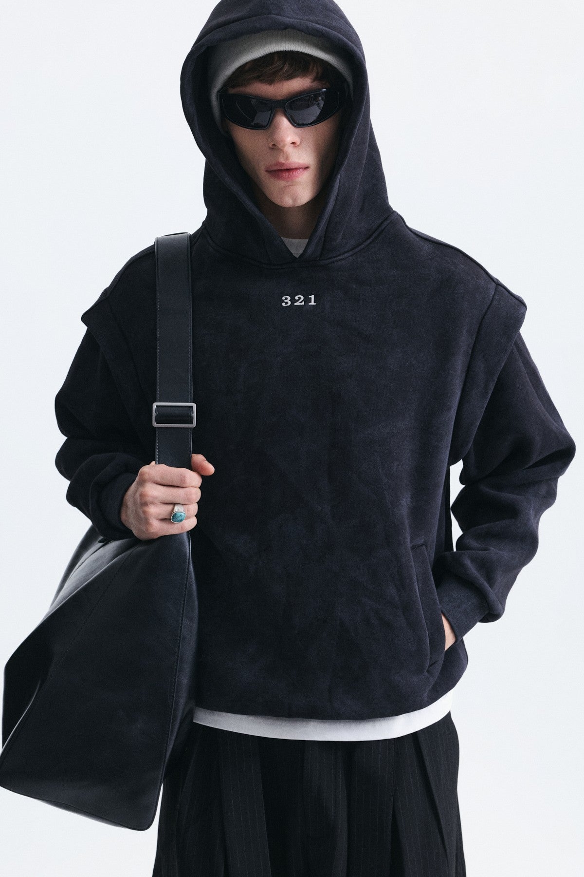 Oversize Yıkamalı Sweatshirt