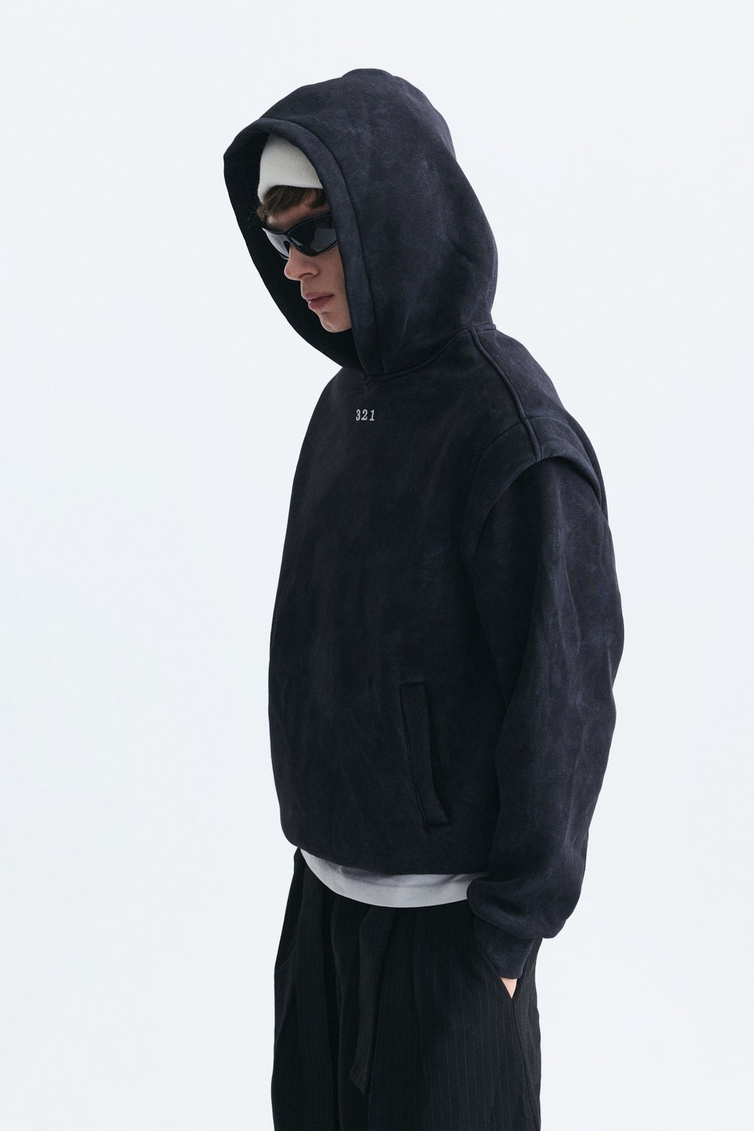Oversize Yıkamalı Sweatshirt