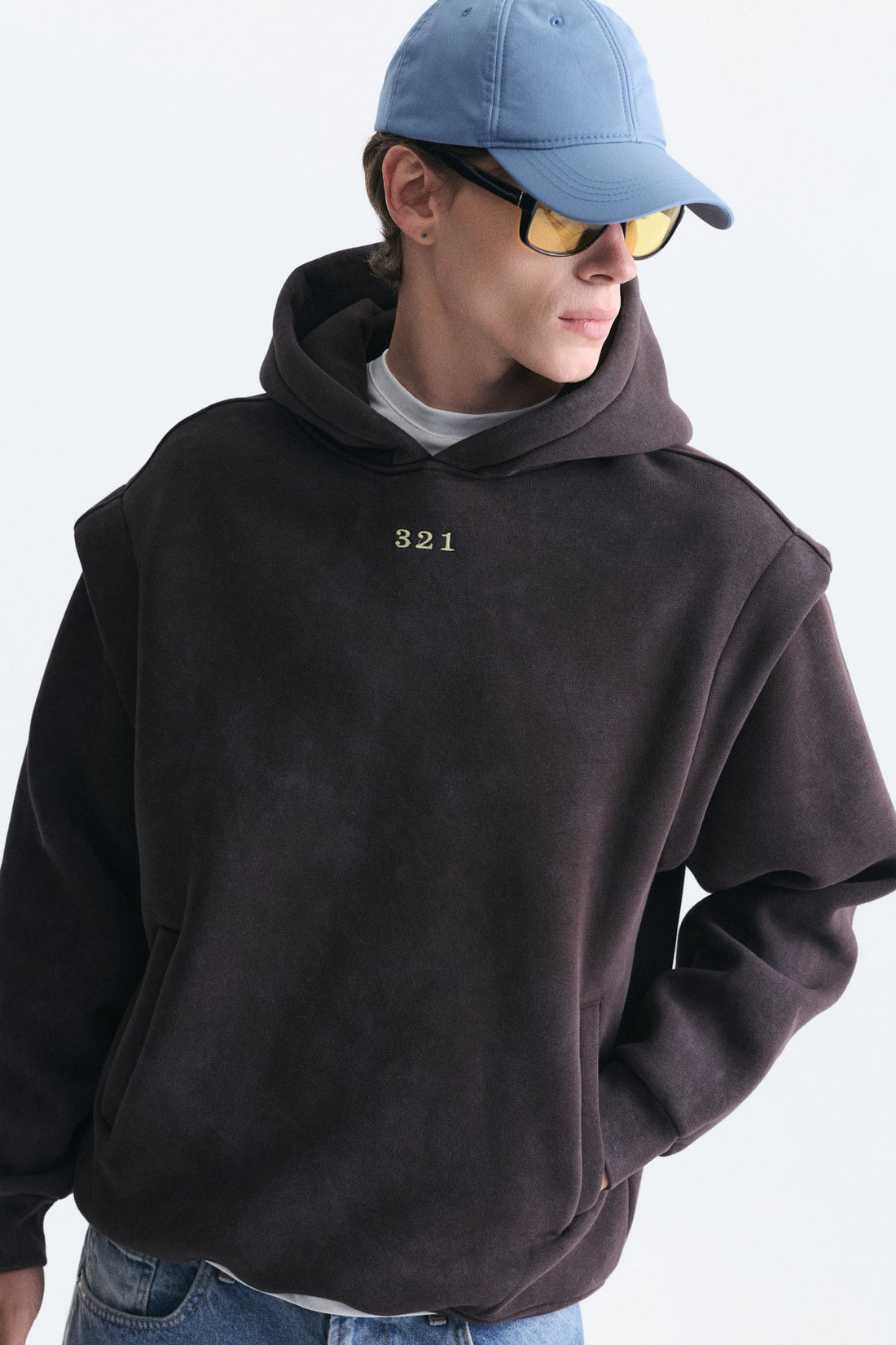 Oversize Yıkamalı Sweatshirt