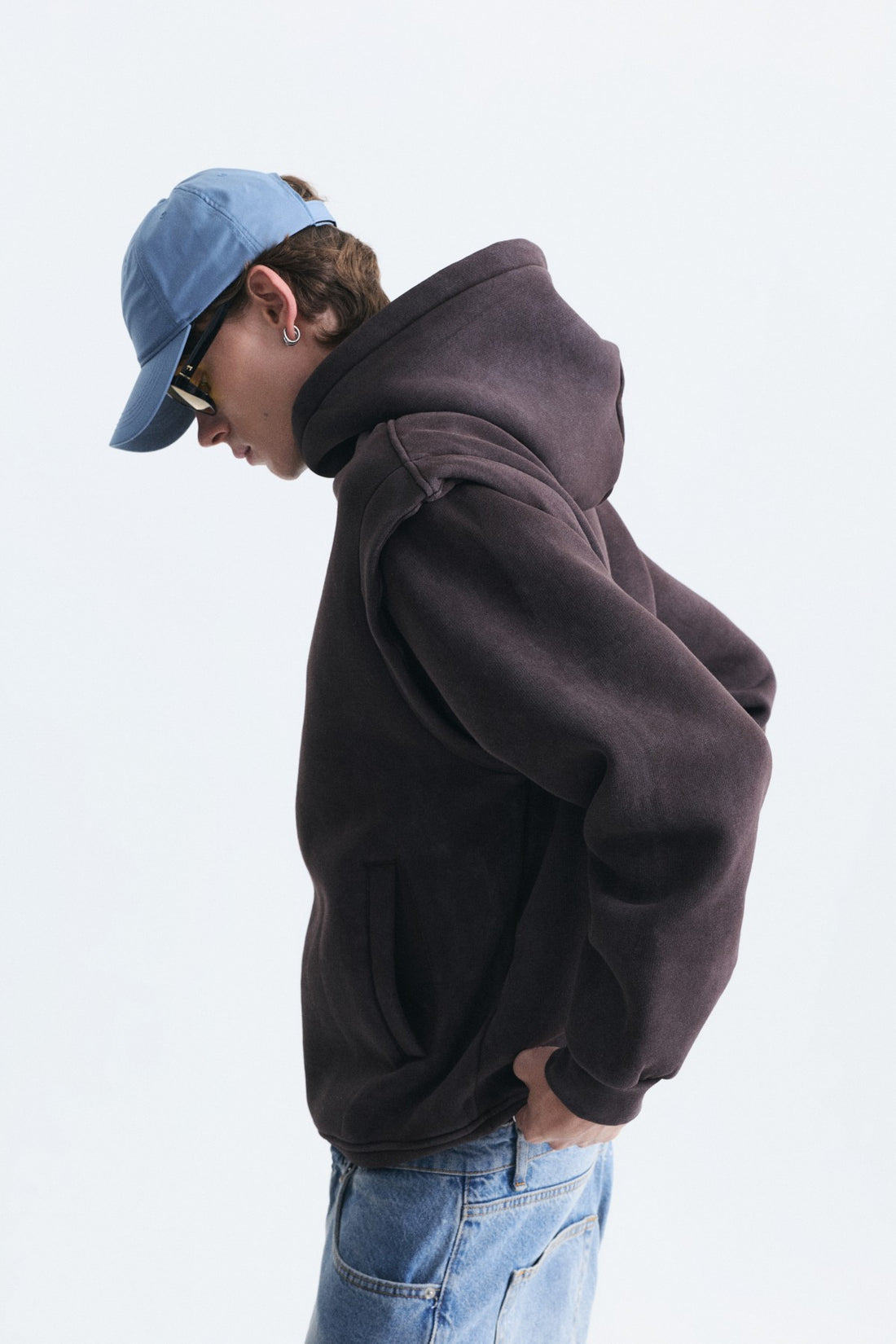 Oversize Yıkamalı Sweatshirt