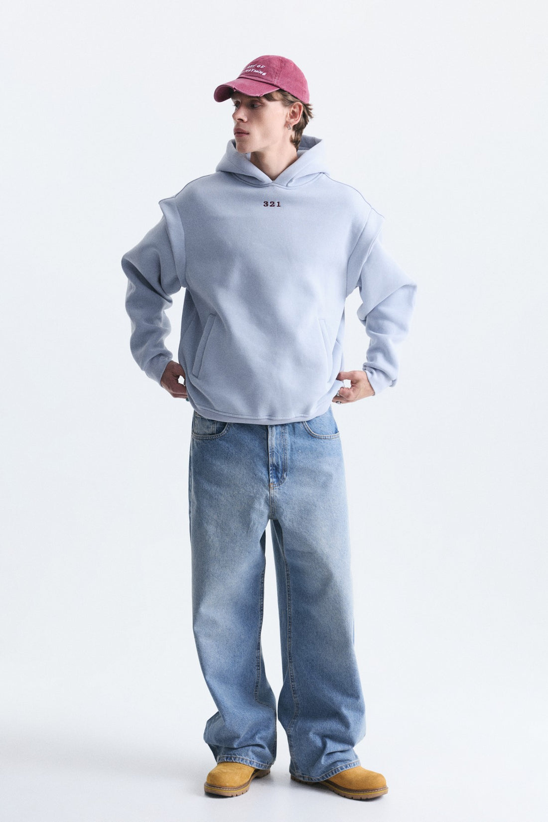Oversize Yıkamalı Sweatshirt