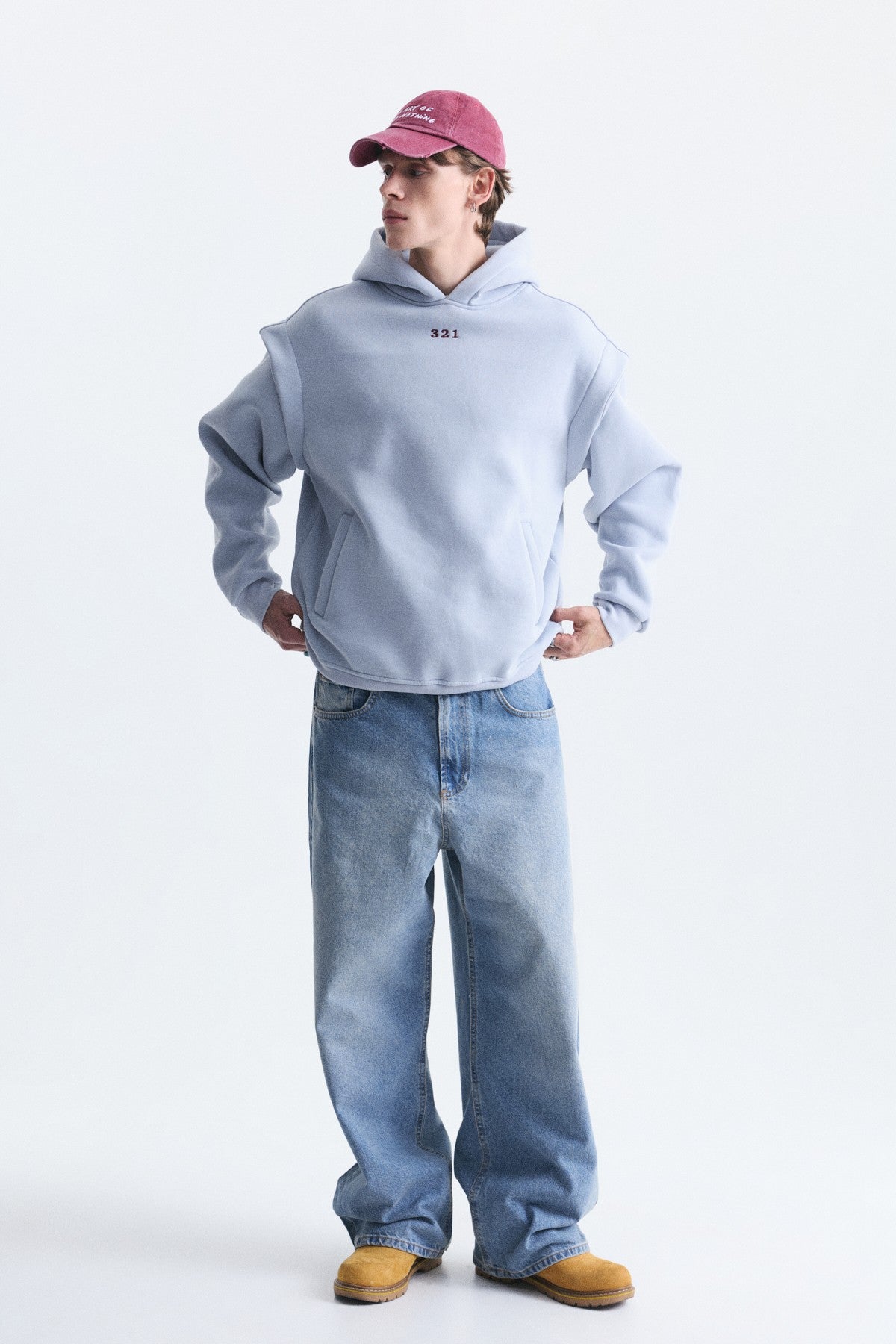 Oversize Yıkamalı Sweatshirt
