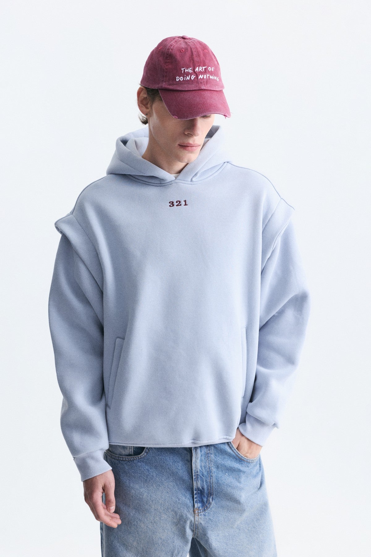 Oversize Yıkamalı Sweatshirt