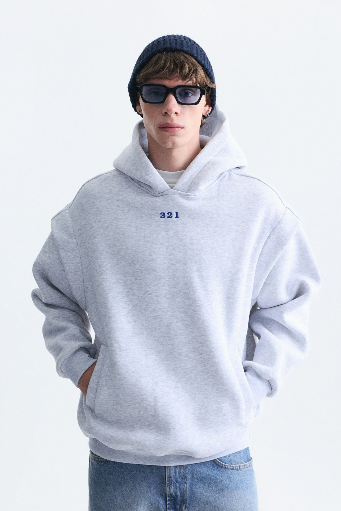 Oversize Yıkamalı Sweatshirt