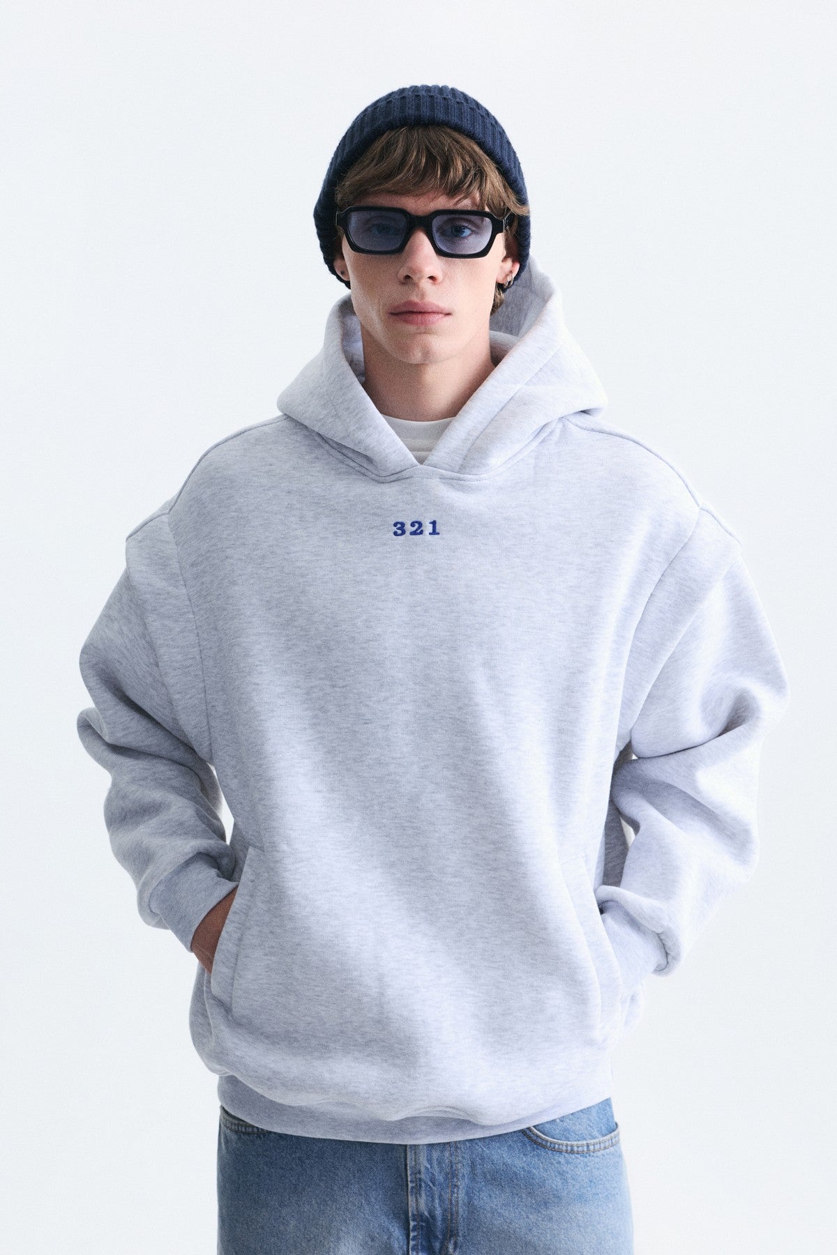 Oversize Yıkamalı Sweatshirt