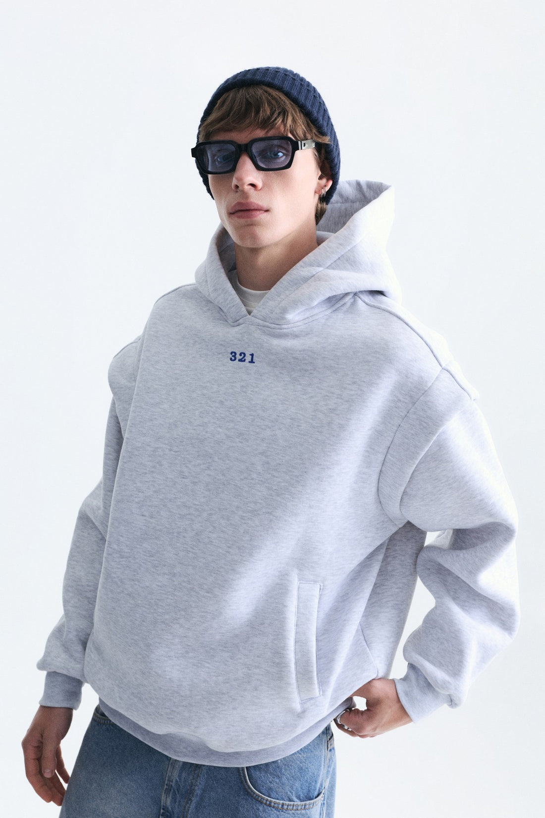 Oversize Yıkamalı Sweatshirt