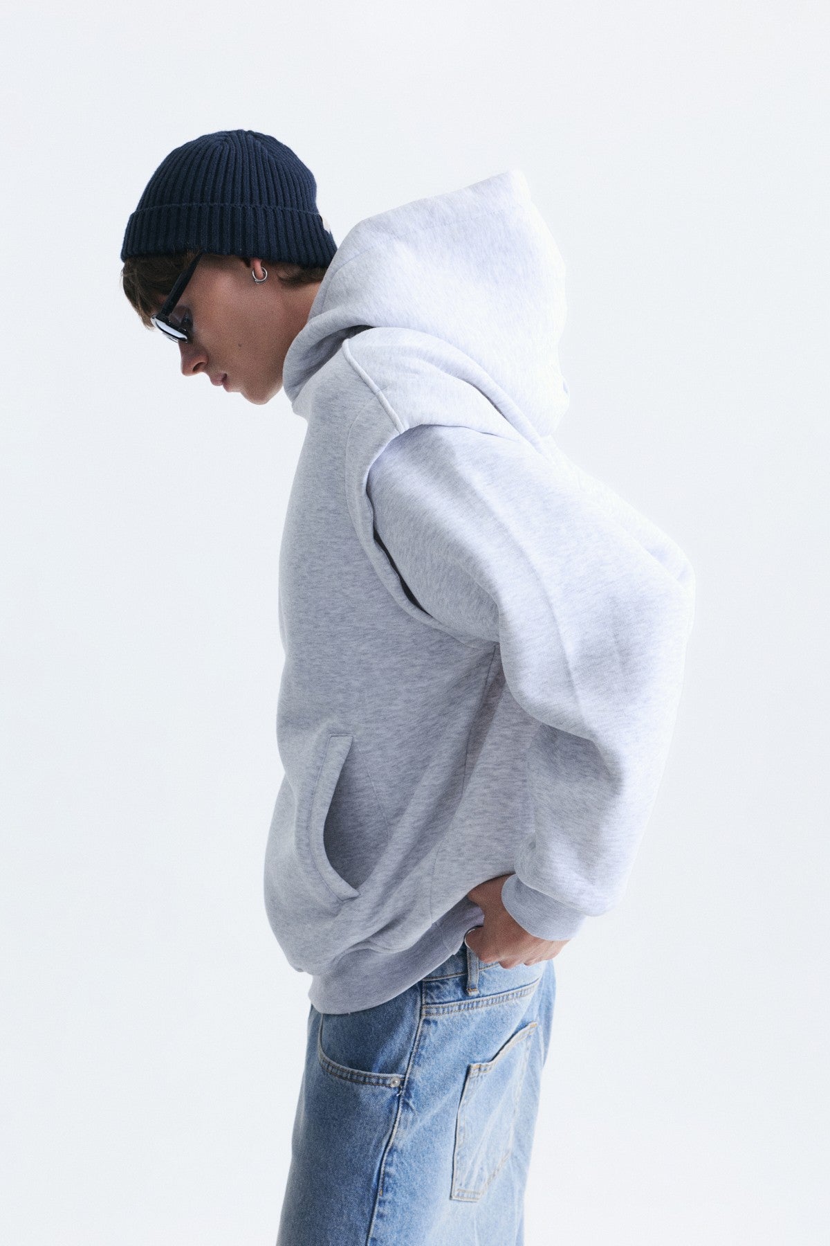 Oversize Yıkamalı Sweatshirt