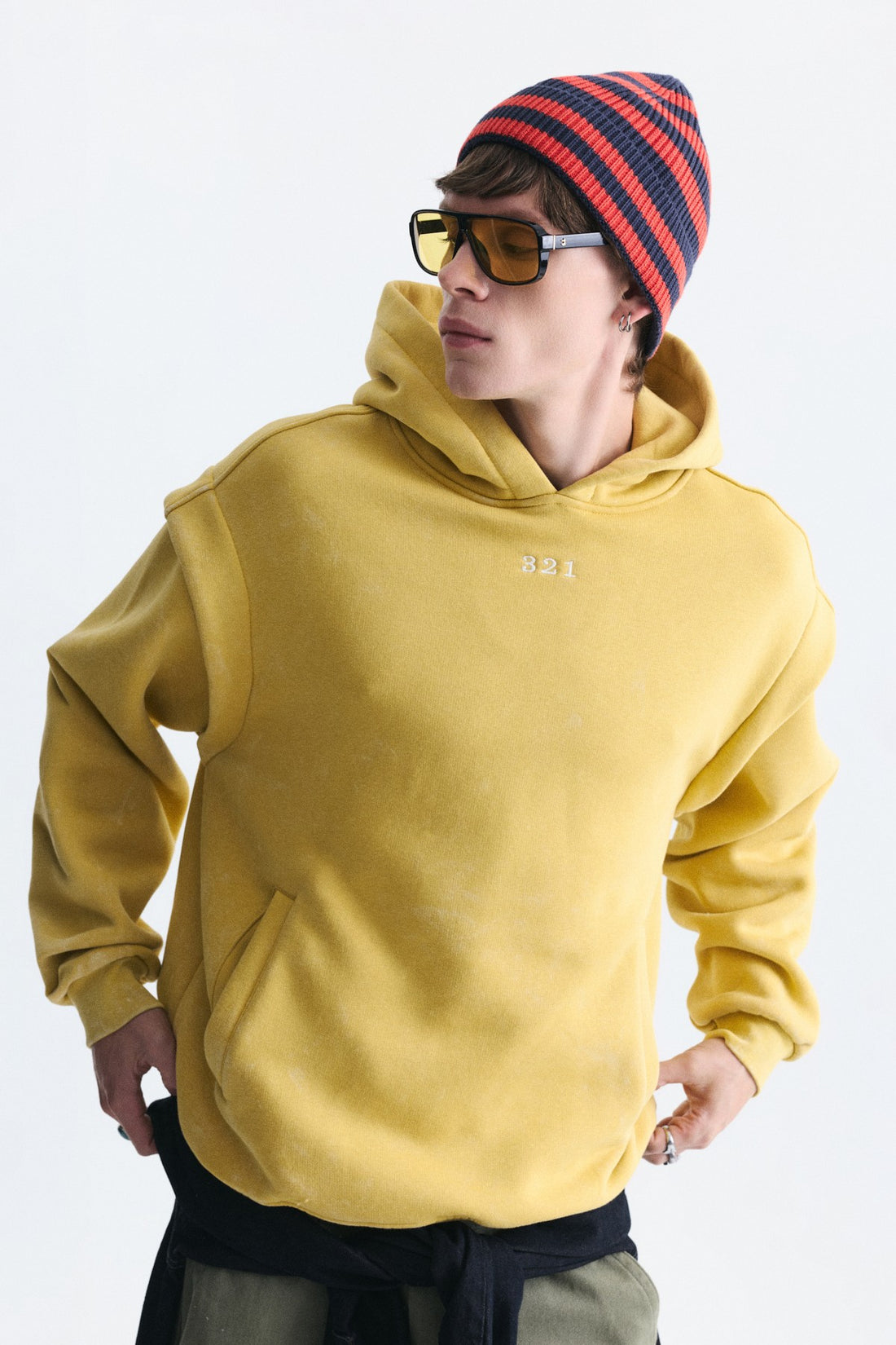 Oversize Yıkamalı Sweatshirt