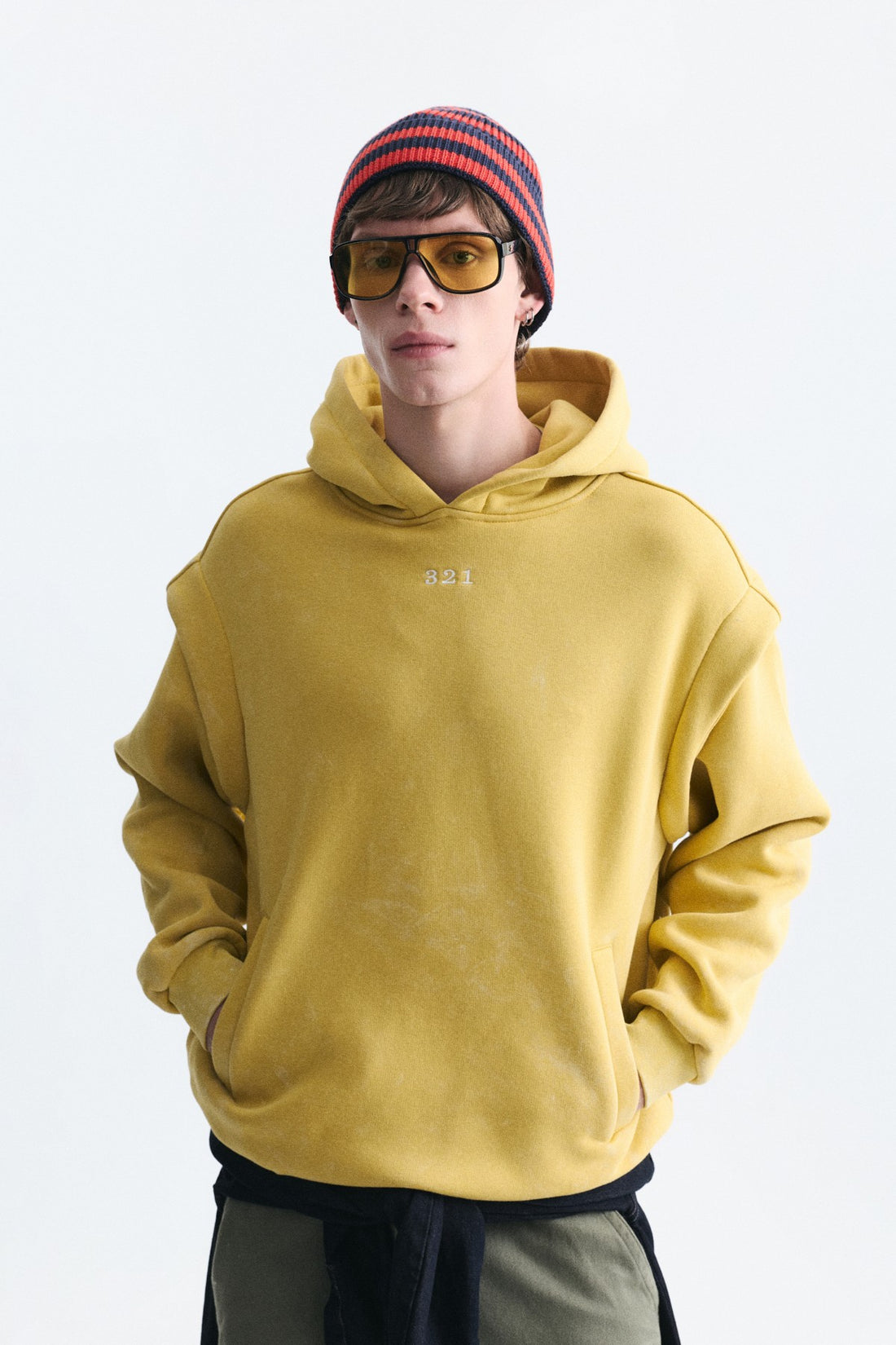 Oversize Yıkamalı Sweatshirt