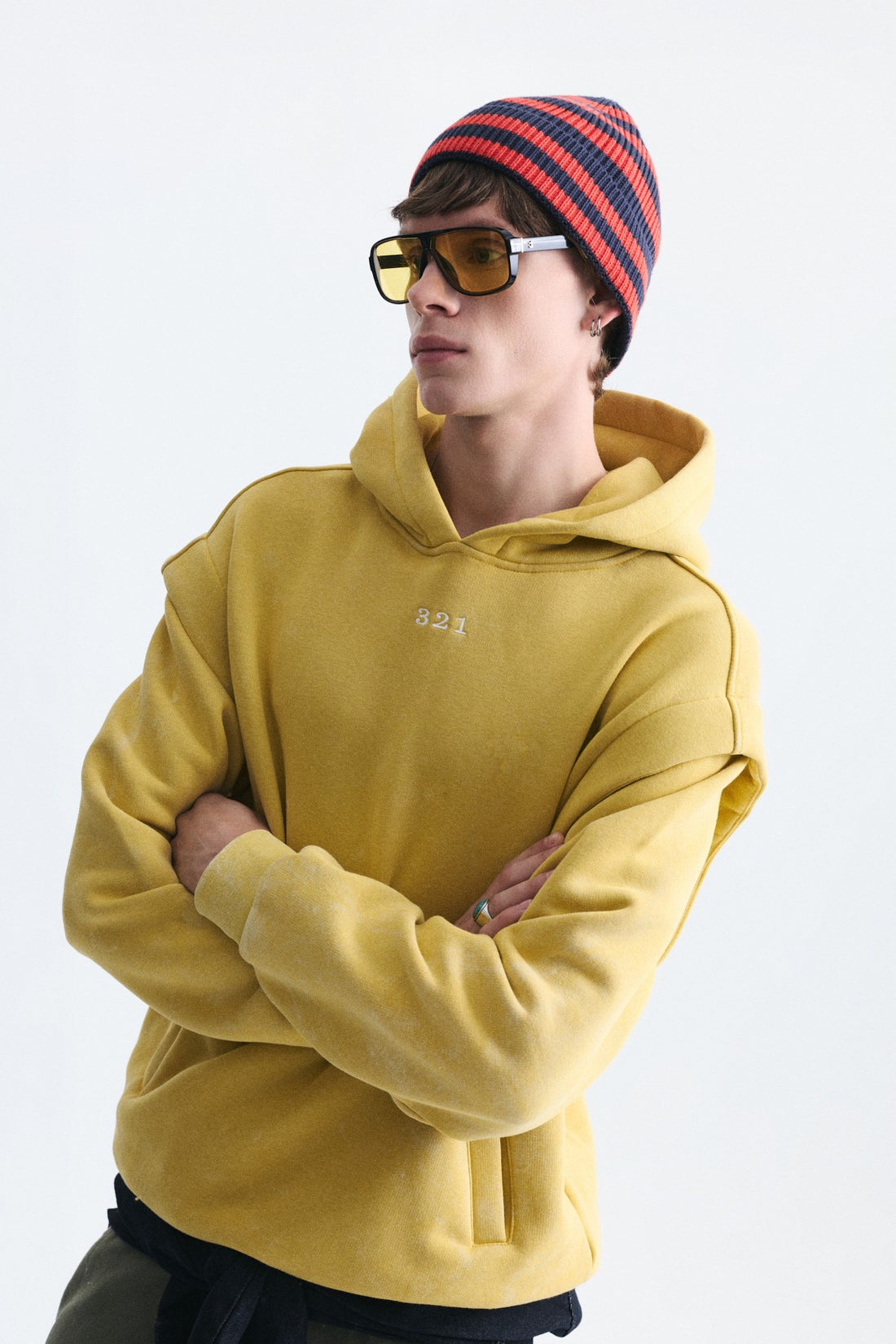 Oversize Yıkamalı Sweatshirt