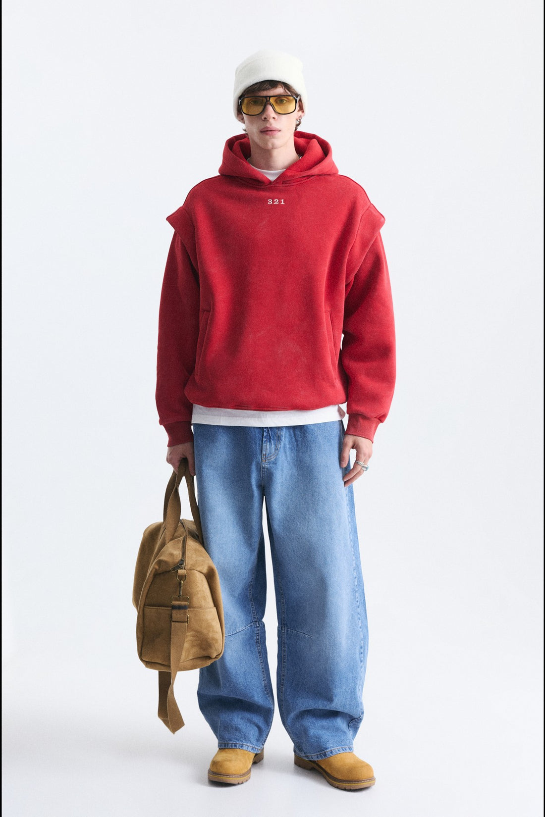 Oversize Yıkamalı Sweatshirt