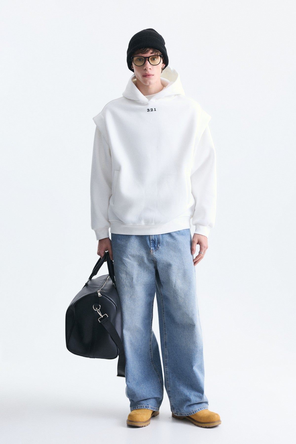 Oversize Yıkamalı Sweatshirt