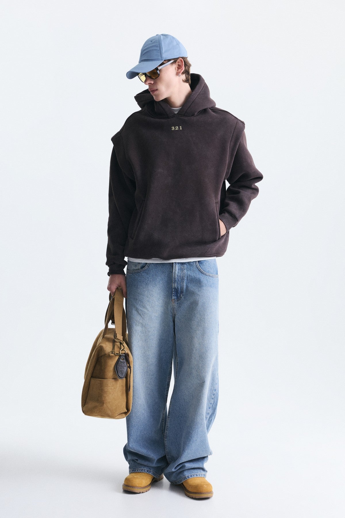 Oversize Yıkamalı Sweatshirt