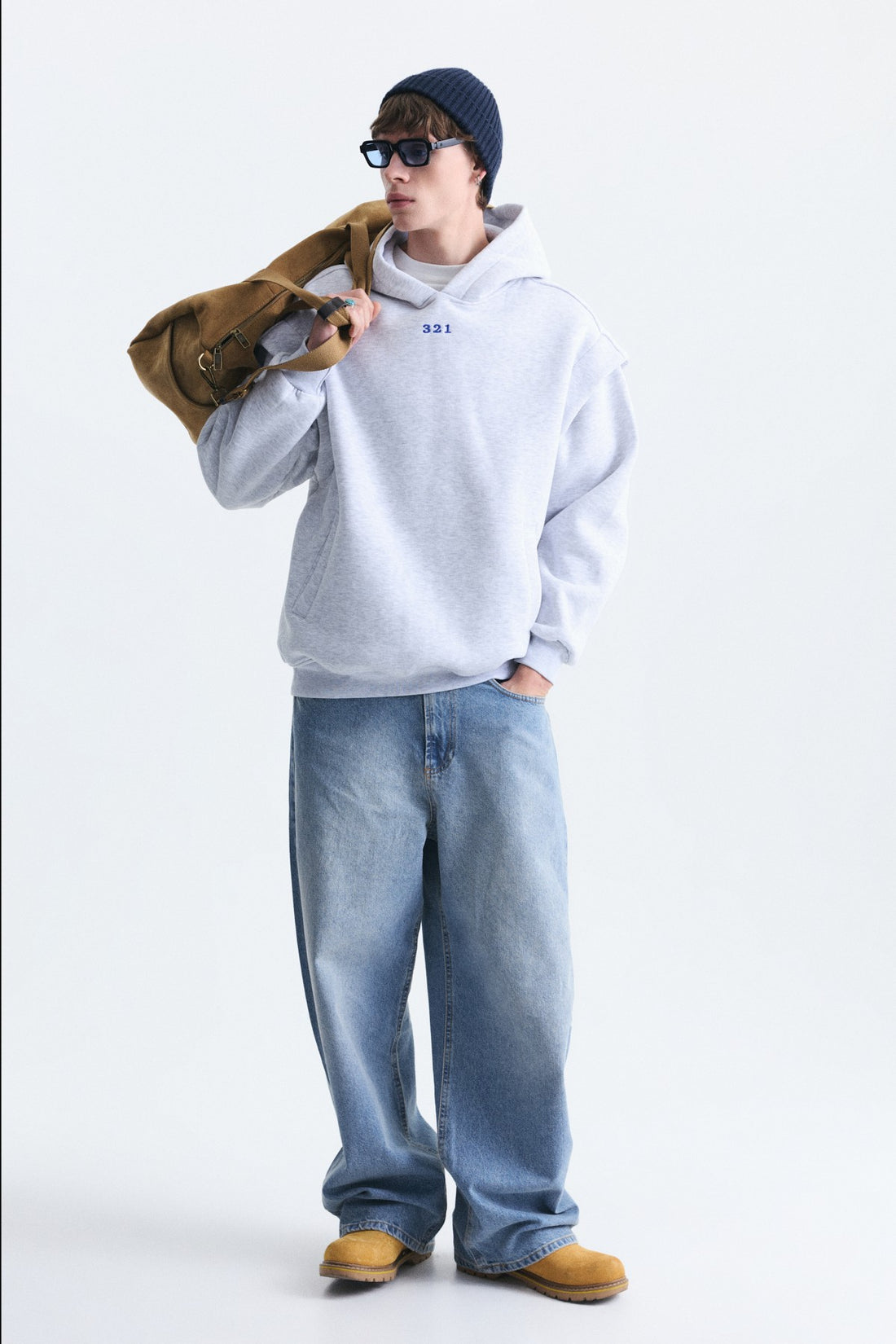 Oversize Yıkamalı Sweatshirt