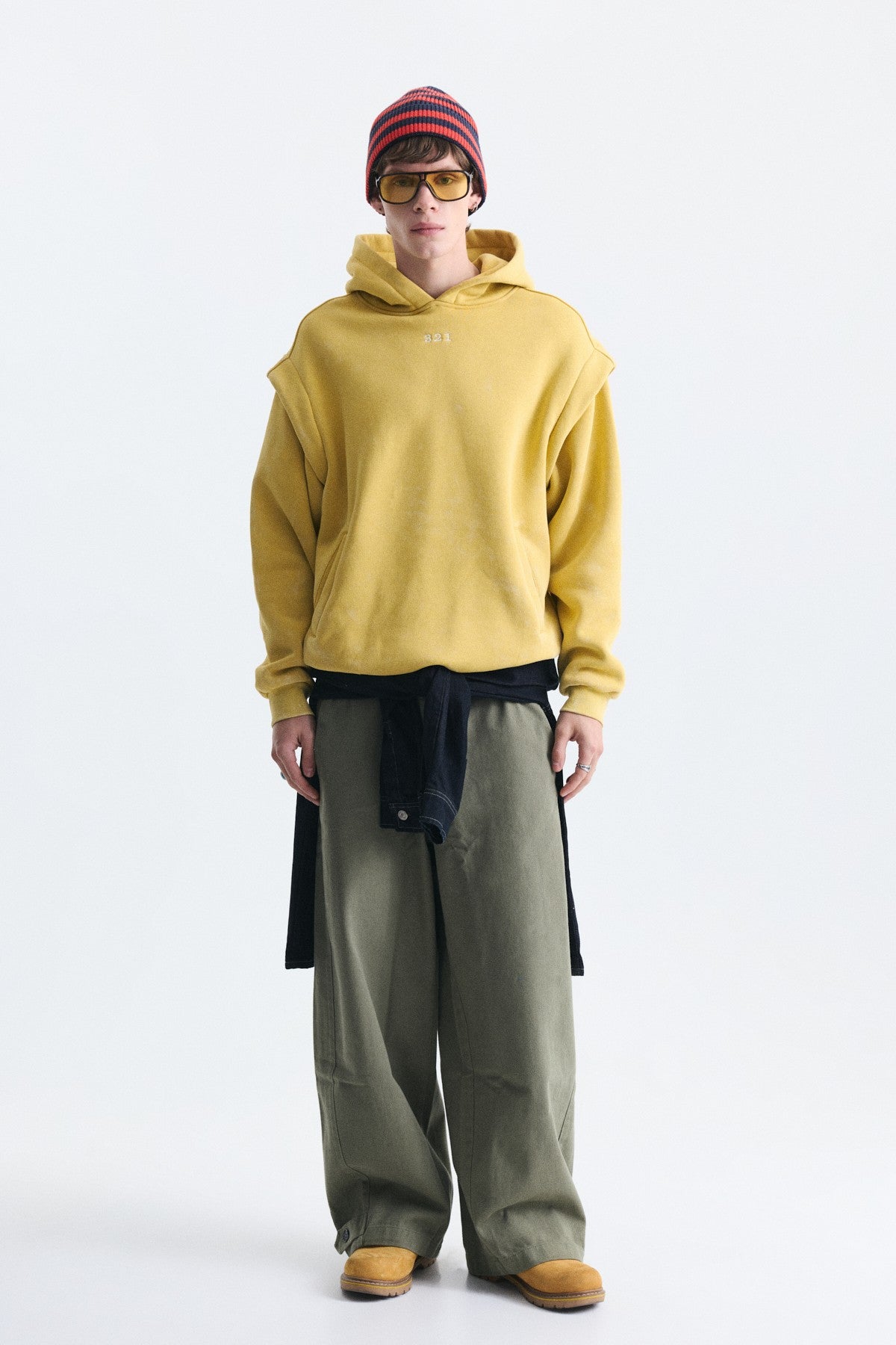 Oversize Yıkamalı Sweatshirt