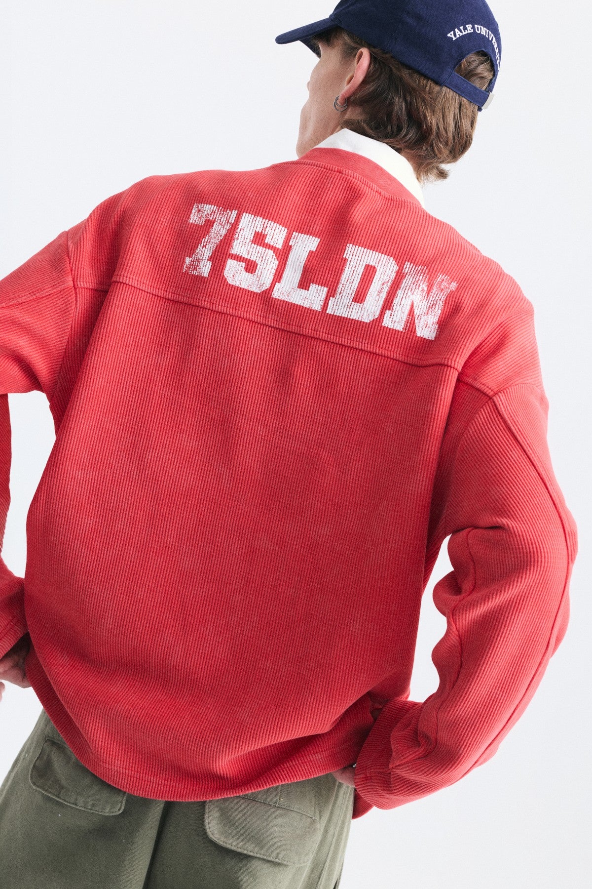 Dokulu London Baskılı Sweatshirt