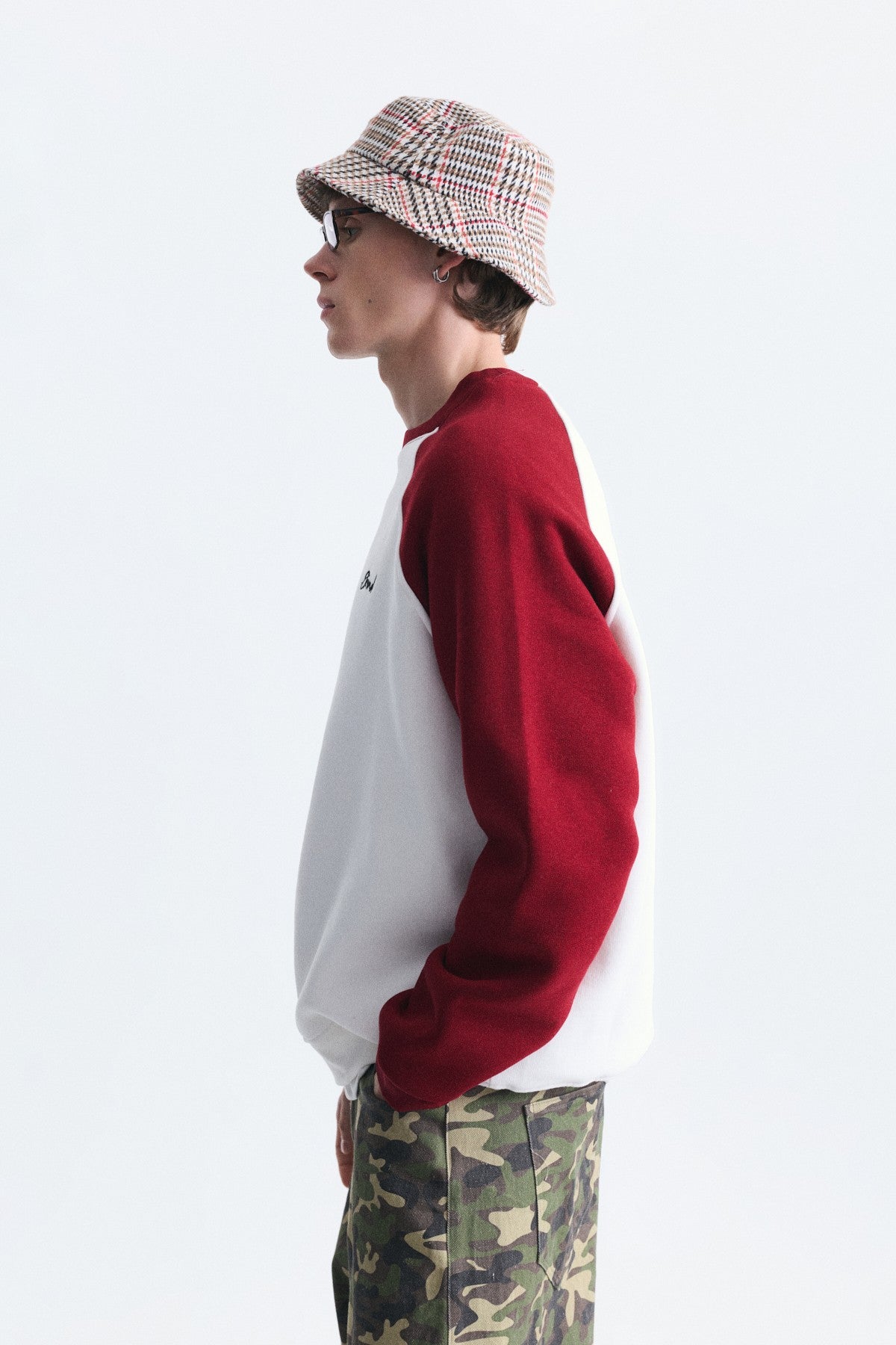 Oversize Renk Bloklu Sweatshirt