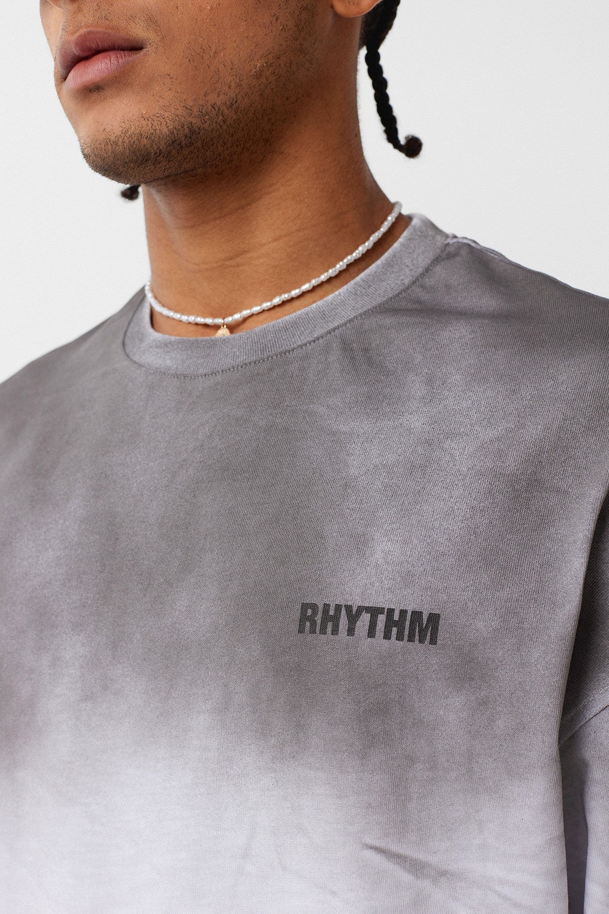 Yıkamalı Arka Baskılı Oversize Tişört V70-33