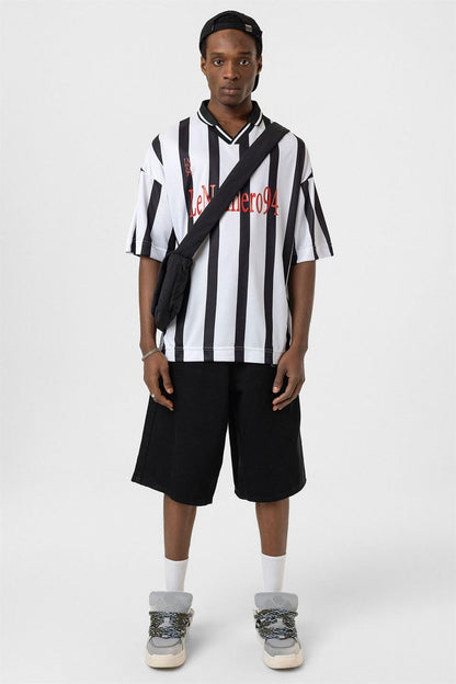 Oversize Baskılı Forma Tişört