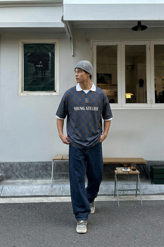 Oversize Polo Yaka Forma Tişört