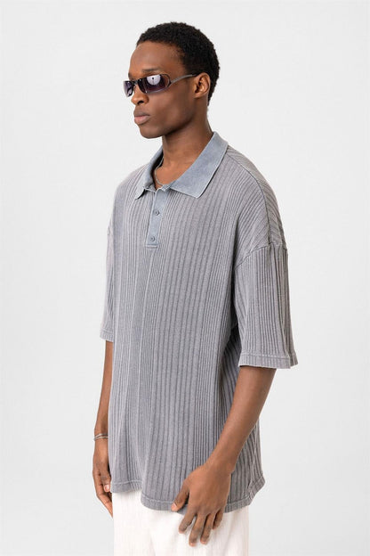 Polo Yaka Oversize Triko