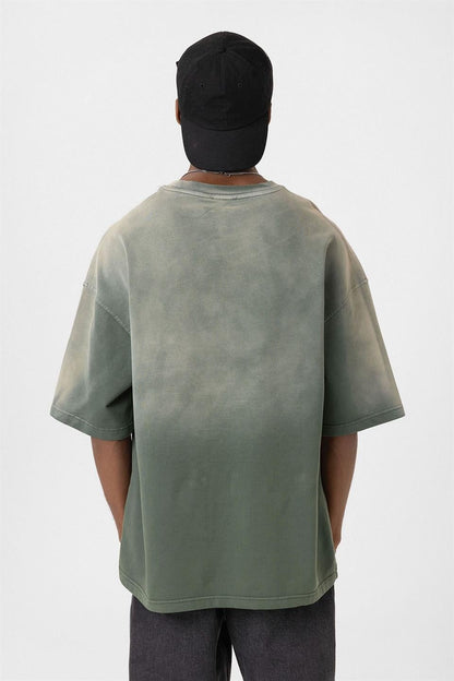 Yıkamalı Oversize Tişört