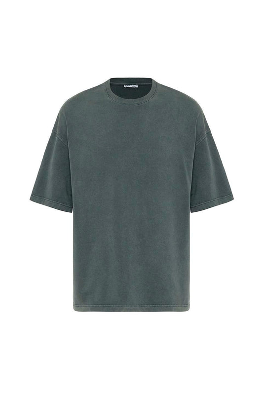 Yıkamalı Oversize Tişört