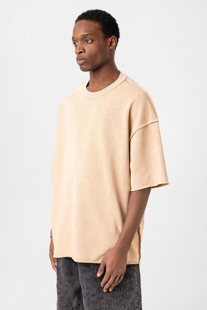 Yıkamalı Oversize Tişört
