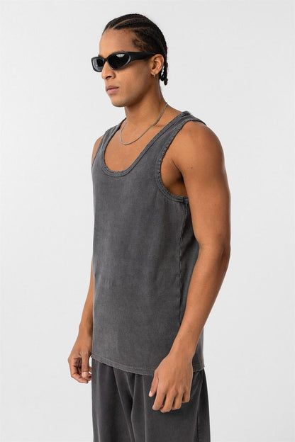Yıkamalı Tank Top Kaşkorse Atlet