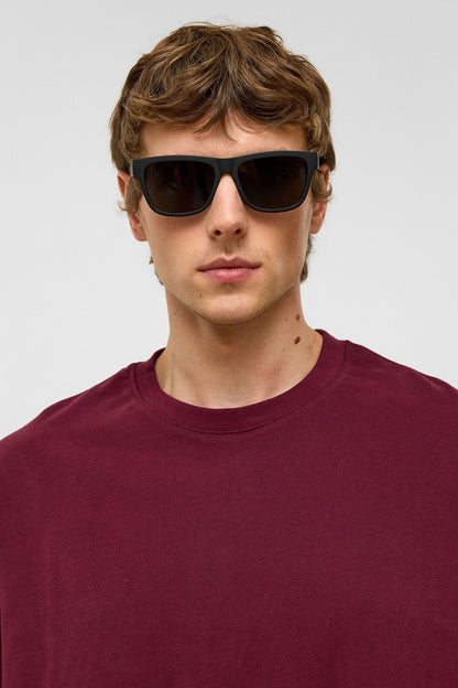 Basic Oversize Bisiklet Yaka Tişört