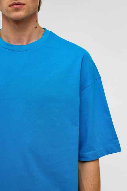 Basic Oversize Bisiklet Yaka Tişört