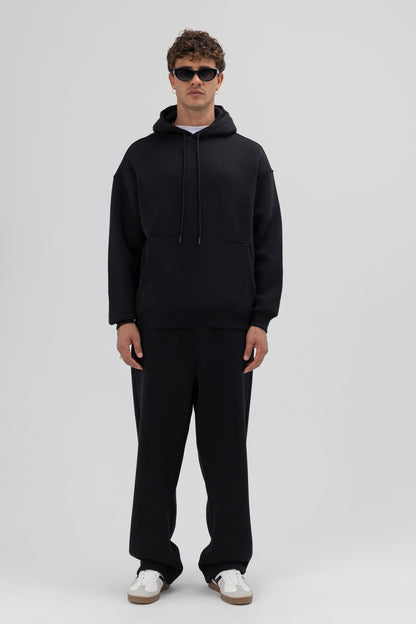 Basic Oversize Kapüşonlu Sweatshirt