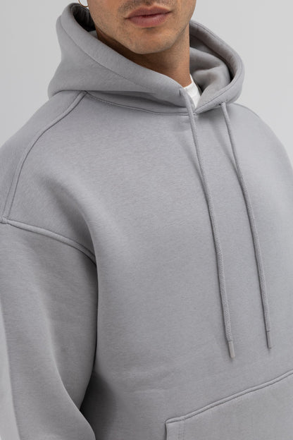 Basic Oversize Kapüşonlu Sweatshirt