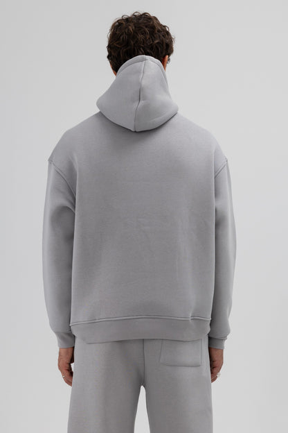 Basic Oversize Kapüşonlu Sweatshirt