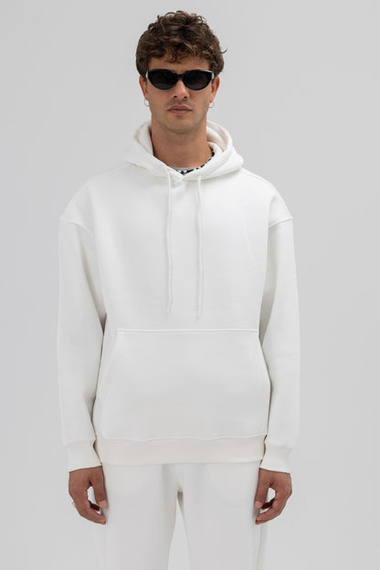 Basic Oversize Kapüşonlu Sweatshirt