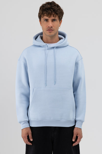 Basic Oversize Kapüşonlu Sweatshirt