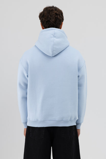 Basic Oversize Kapüşonlu Sweatshirt